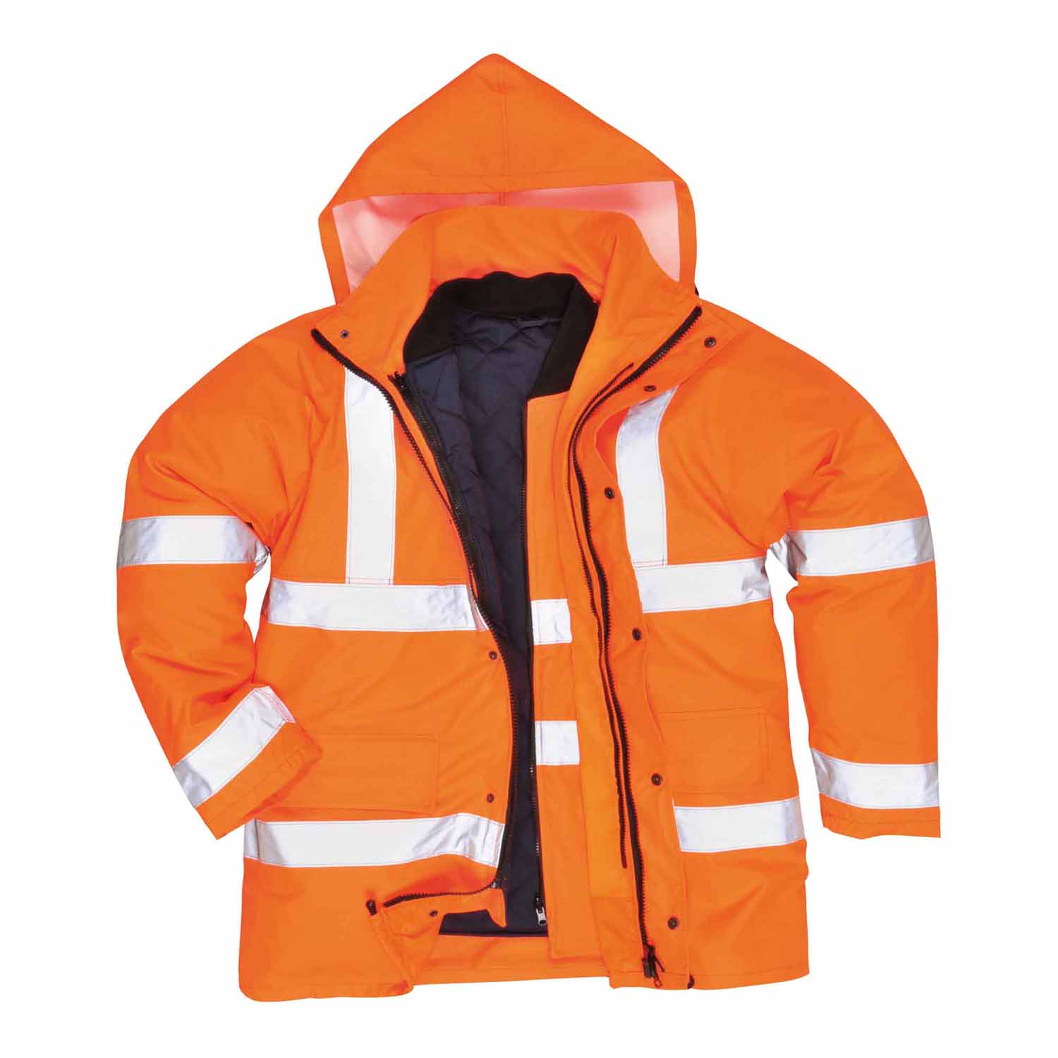 Warnschutz-Verkehrs-Jacke 4 in 1 Safe Four