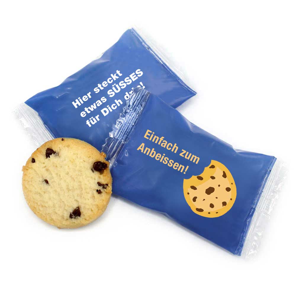 Schokocookies | Folie mit Ihrem Logo personalisiert