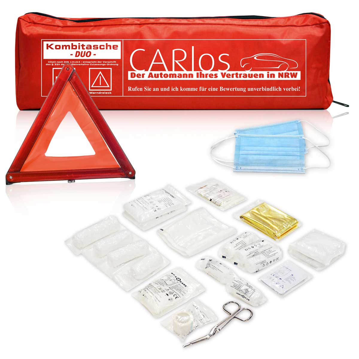 Kfz-Verbandtasche Safe Duo individuelles Motiv