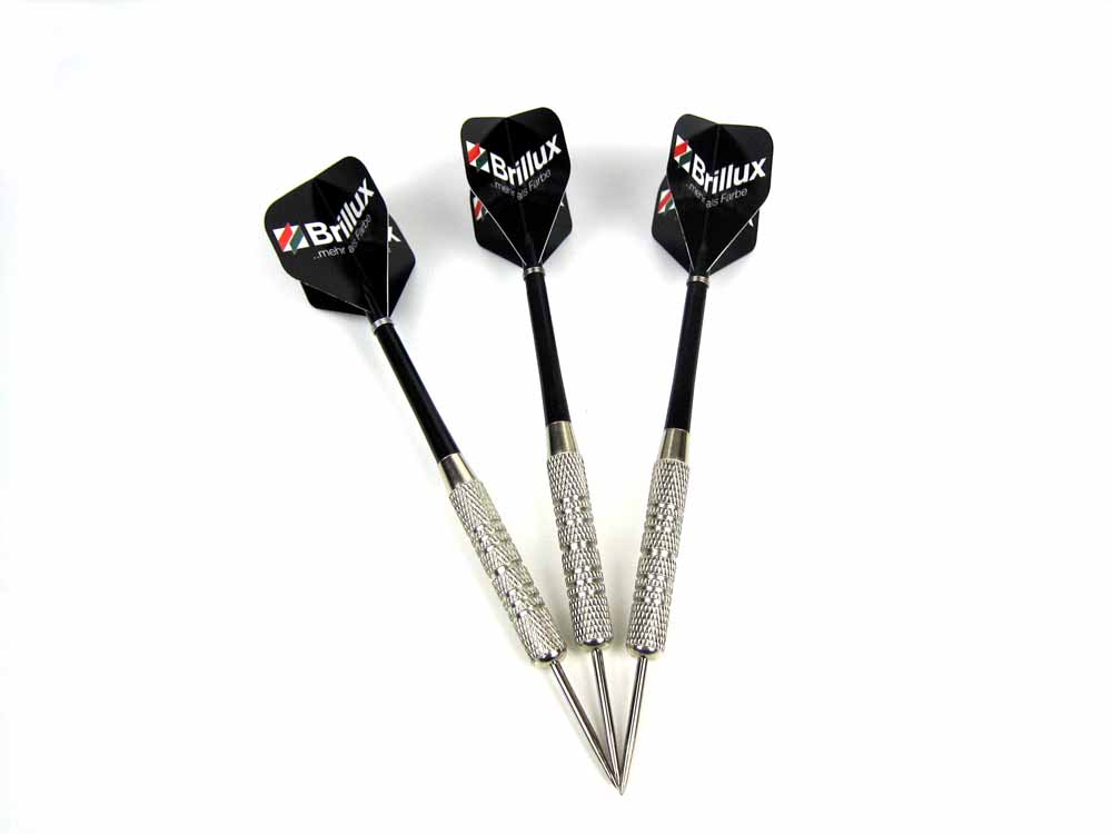 3 Steeldarts Blackstar 21g | indiv. 4c Logo auf Flights + Blister