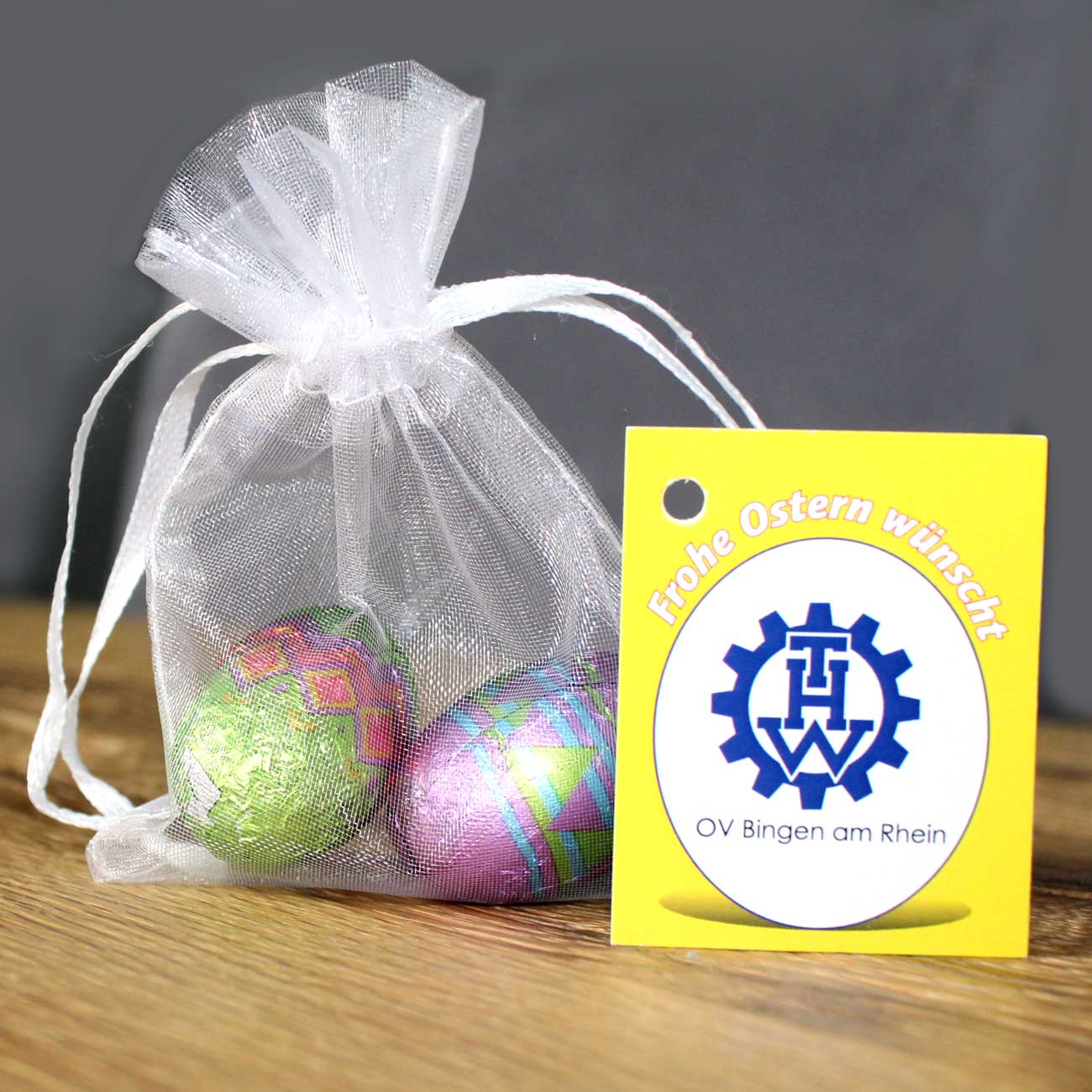 Organza Bags Colorful Easter | without greeting card