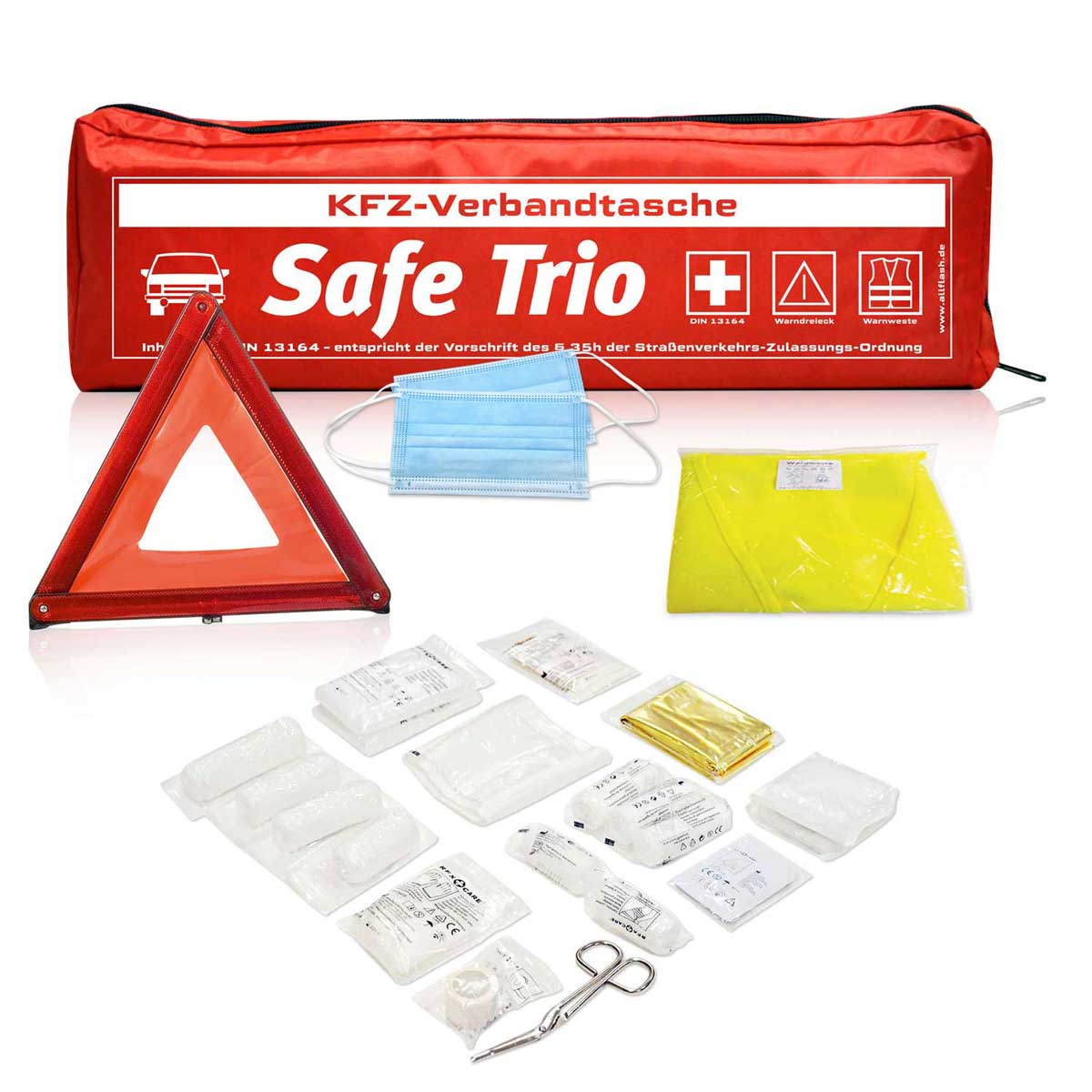 Kfz-Verbandtasche Safe Trio Standardmotiv