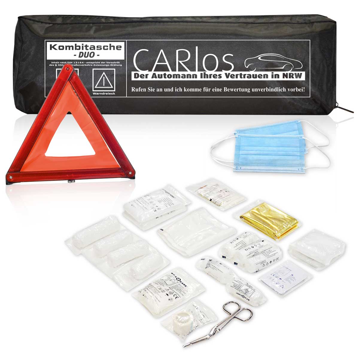 Kfz-Verbandtasche Safe Duo individuelles Motiv