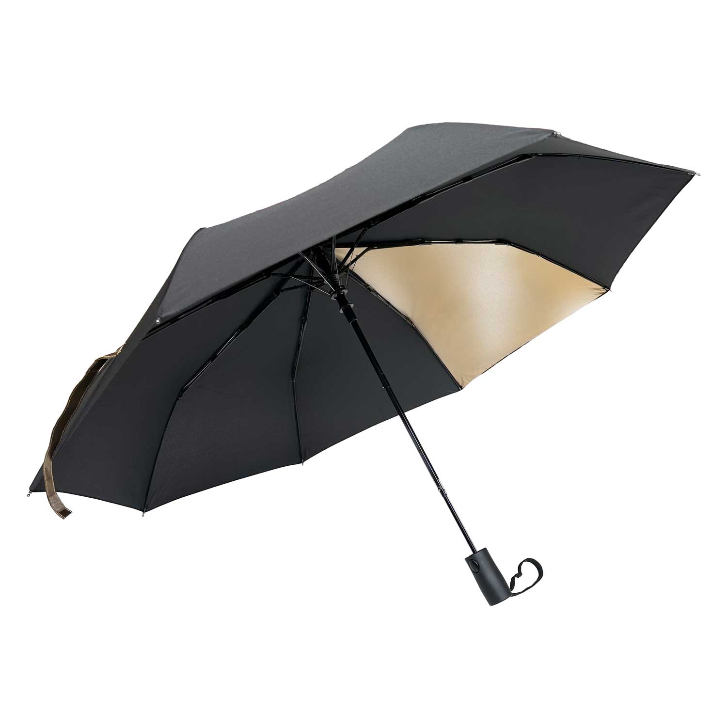 Folding Umbrella Black Edition gold | All In