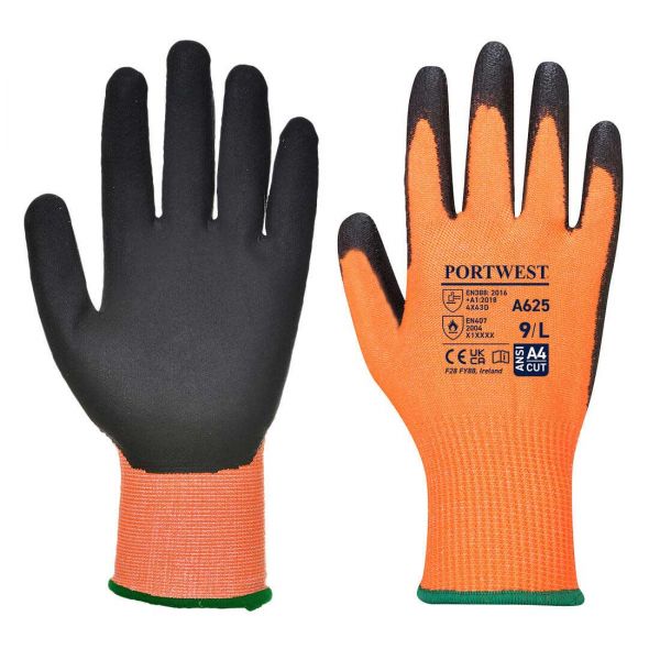 Schnittschutzhandschuh HA625 orange