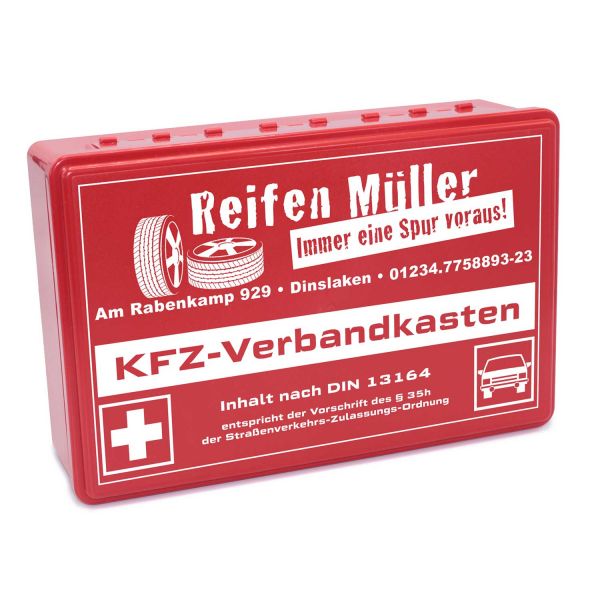 Kfz-Verbandkasten Case individuelles Motiv